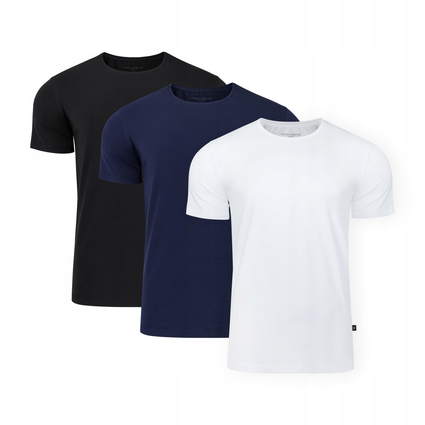 Sada 3 bavlněných pánských basic triček Pako Lorente 3XL