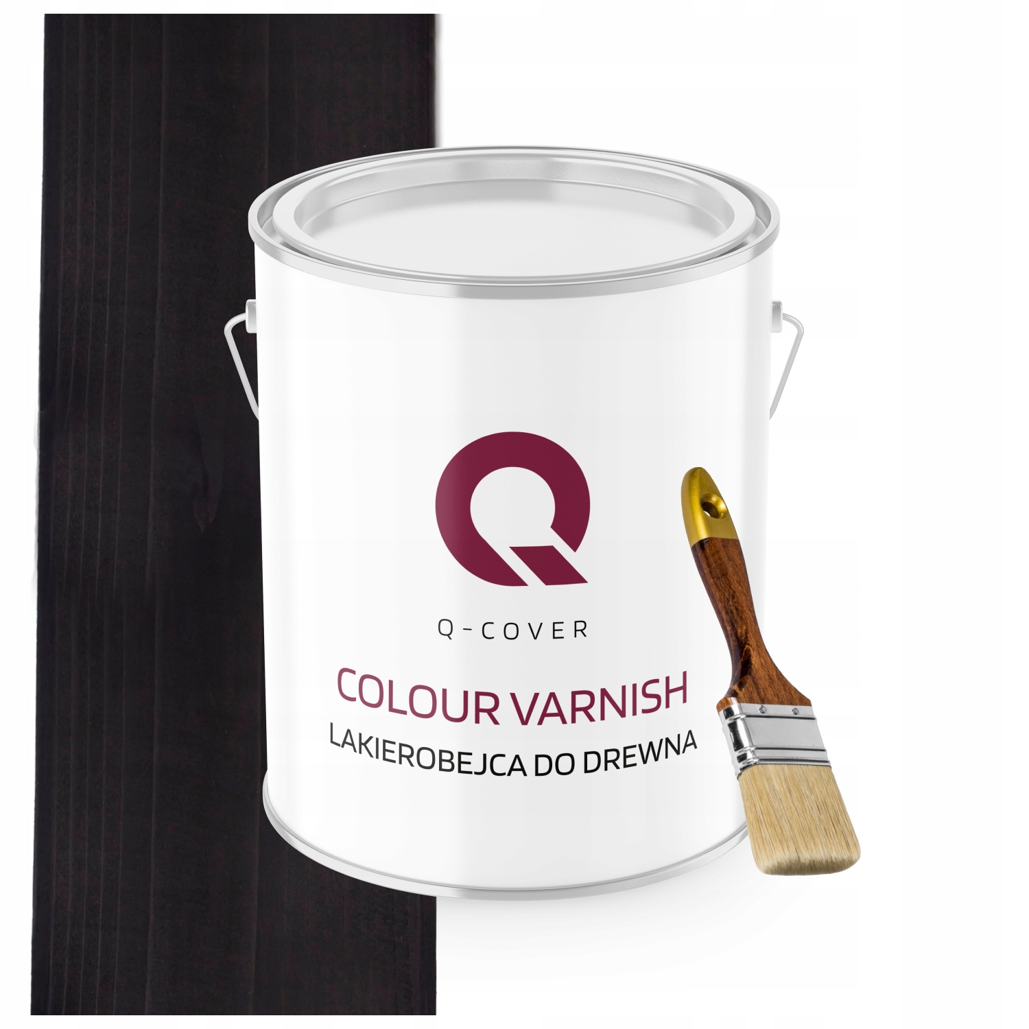 Lakovník Na Dřevěné Prvky Výkonný 3V1 Černý Satén 2,5L+BONUS