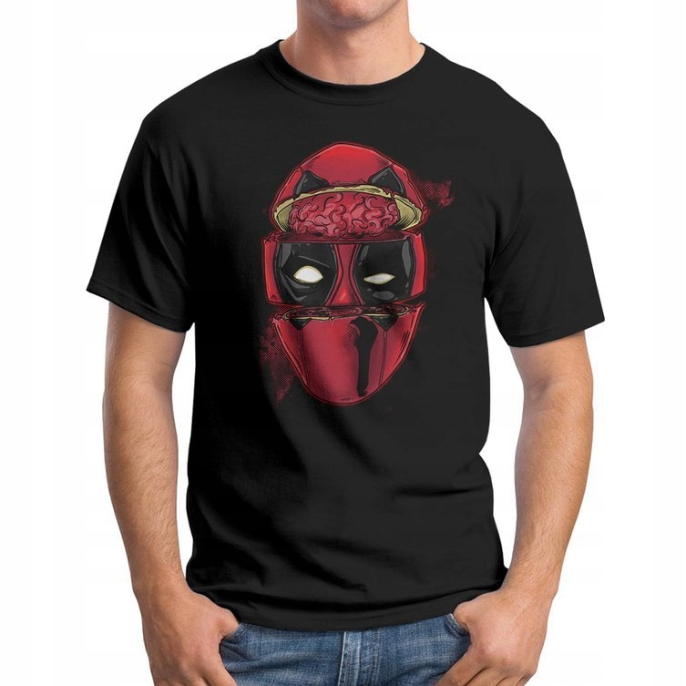 

Koszulka T-Shirt Deadpool Brain L