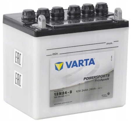 

Akumulator Varta 12N24-3 24Ah kosiarki samojezdne