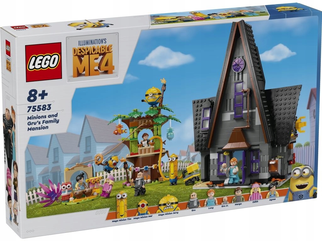Lego Mimoni Rodinná Rezidence Gru A Mimoňů Sada Kostek 75583