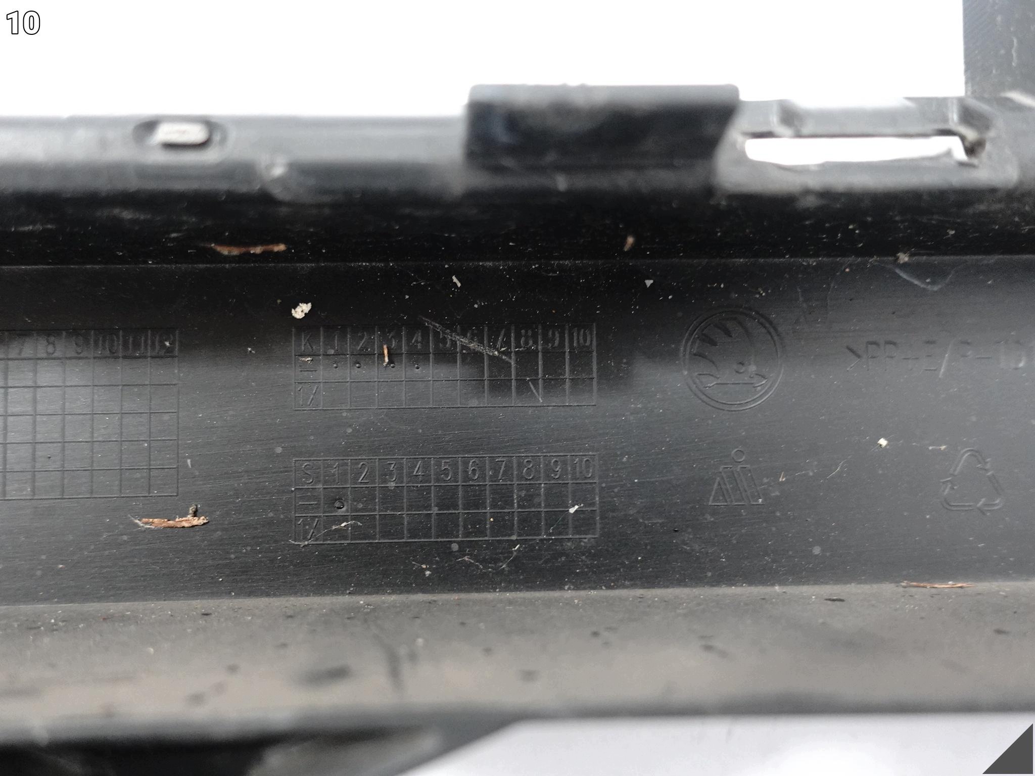 SKODA OCTAVIA IV 4 5E3 LIFT 24- lower grid grille intake W bumper front