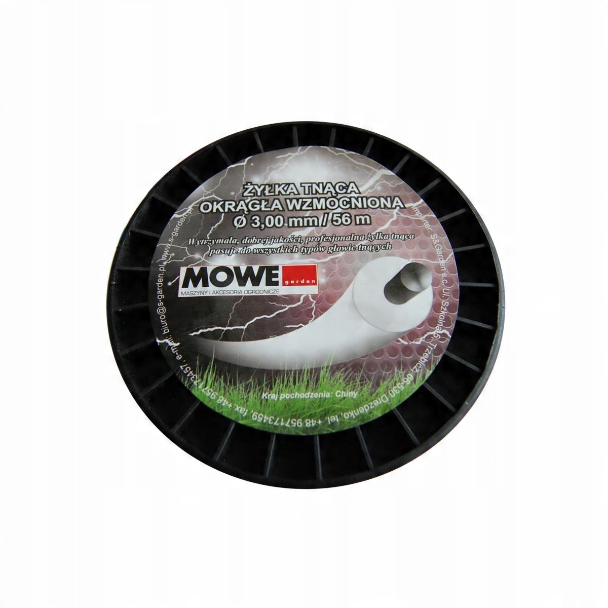 

Żyłka tnąca 3 mm x 56 m okrągła wzmocniona
