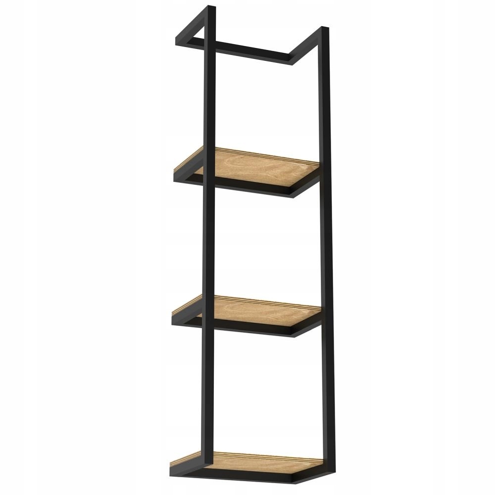 Čierna 3-úrovňová kúpeľňová polica Bathroom Organization 9030 Luminex