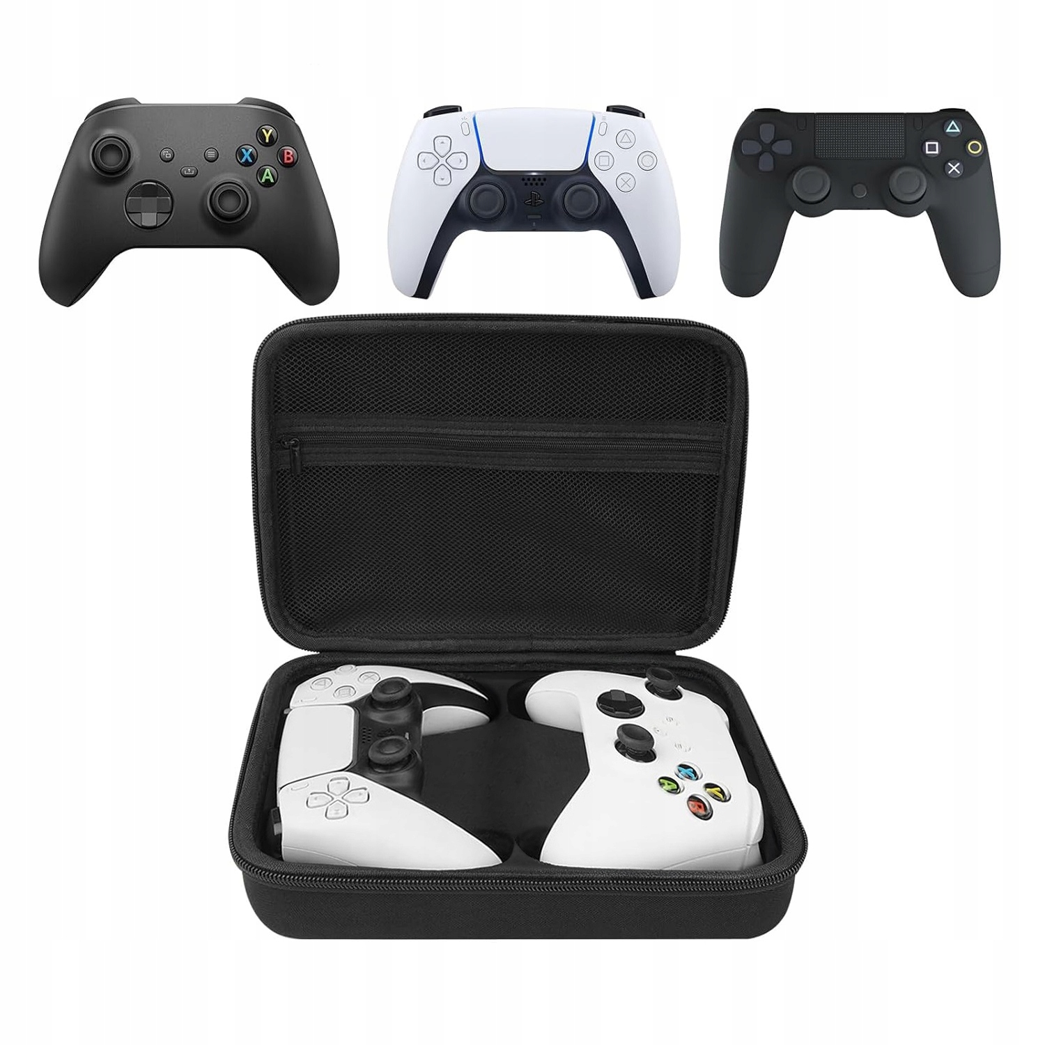 Etui 2x pad kontroler Xbox Series / One / DualSense / DualShock 4 PS5 PS4