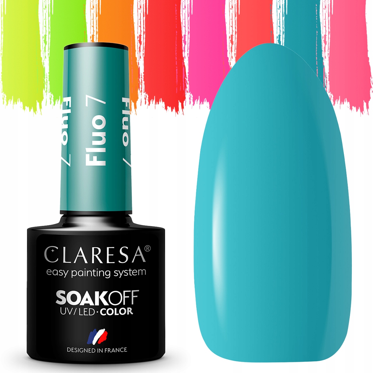 

Claresa Fluo Lakiery Hybrydowe Neonowe #7