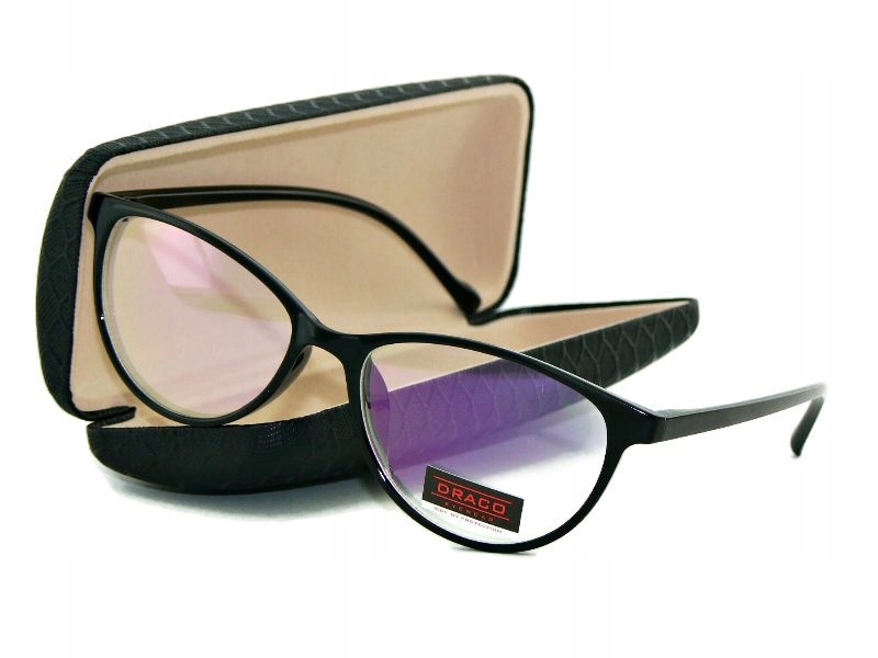 

Czarne Okulary Antyrefleksyjne Filtr Blue Light