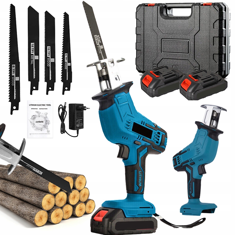 Pila Ocaska Akumulátorová Pila 21V 2 Aku 4 Výkonné Pilové Listy