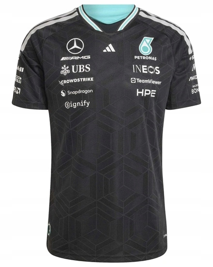 Tričko Mercedes-AMG Petronas F1 adidas 2026 Authentic černá r.XXL