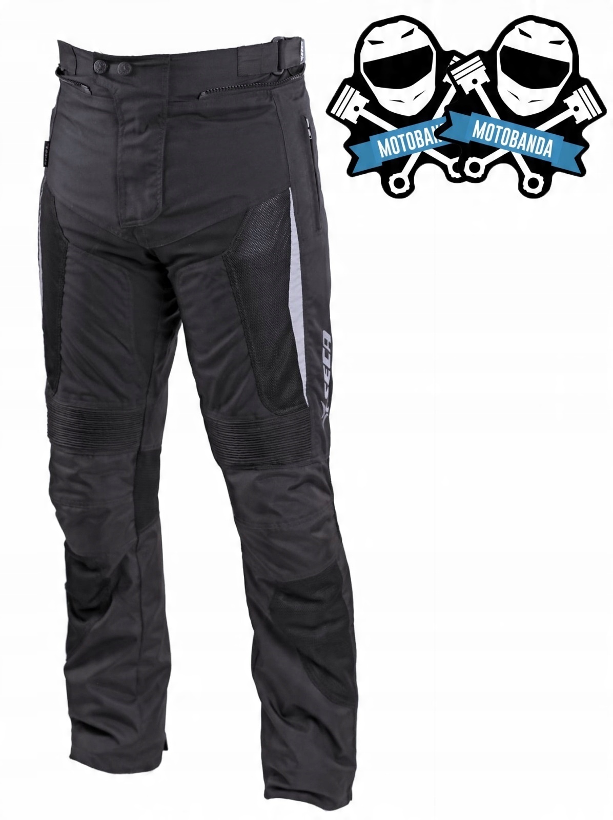 

Spodnie Motocyklowe Seca Hybrid II Long Black