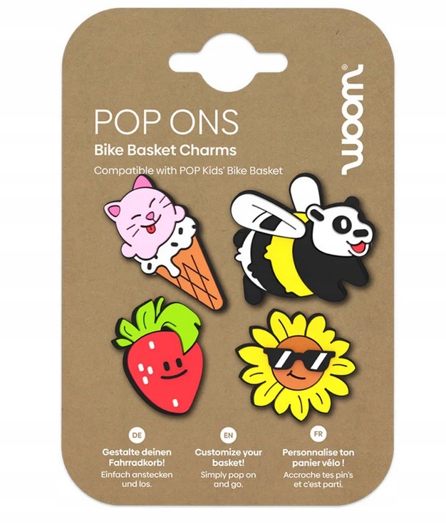 Przypinki do koszyczka Woom Pop Ons Summer Vibe