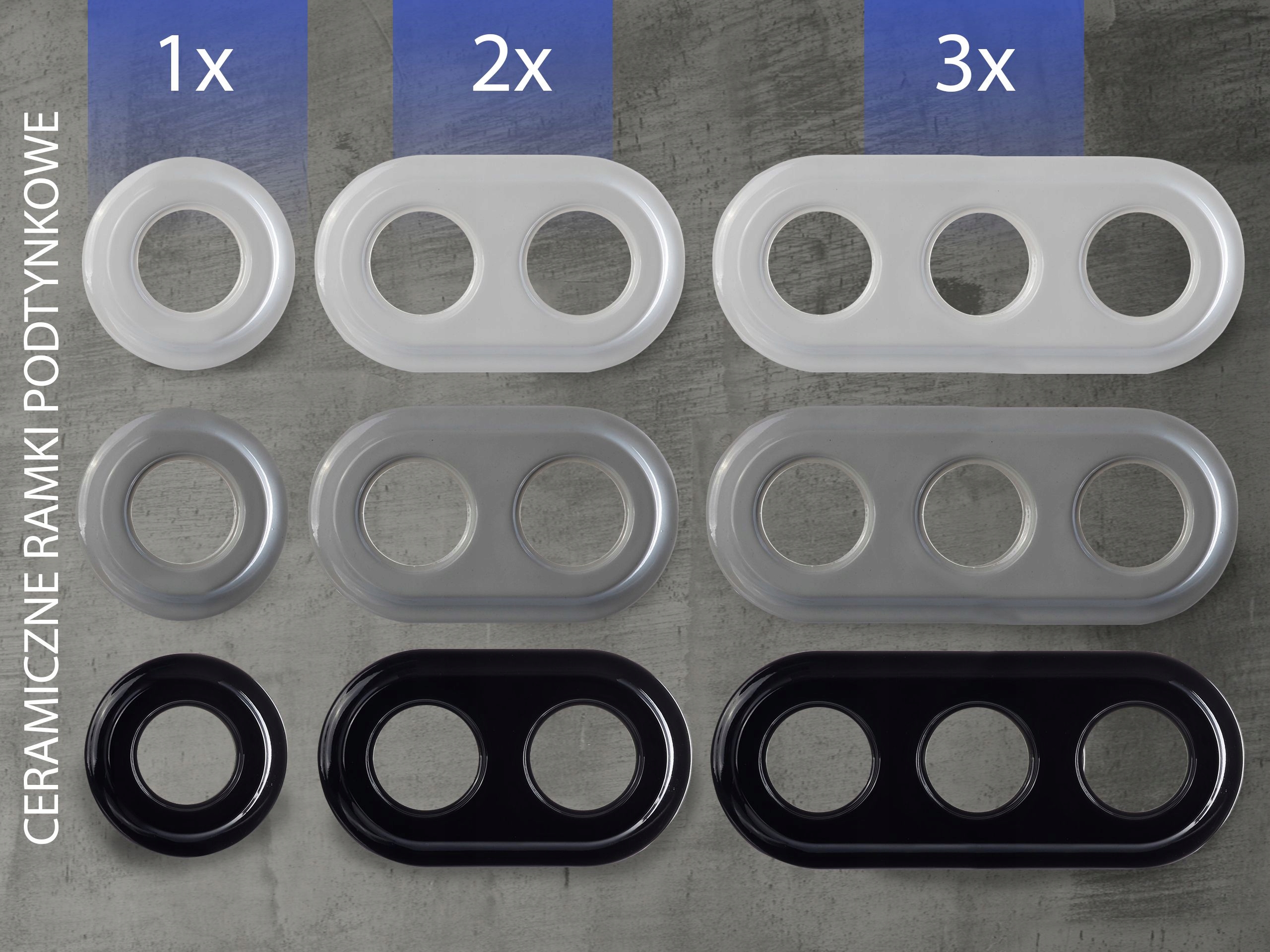 KERAMICKÁ PODOMIETKOVÁ RTV ZÁSUVKA ČIERNA BEZ RÁMČEKA Počet výstupov 1 ks