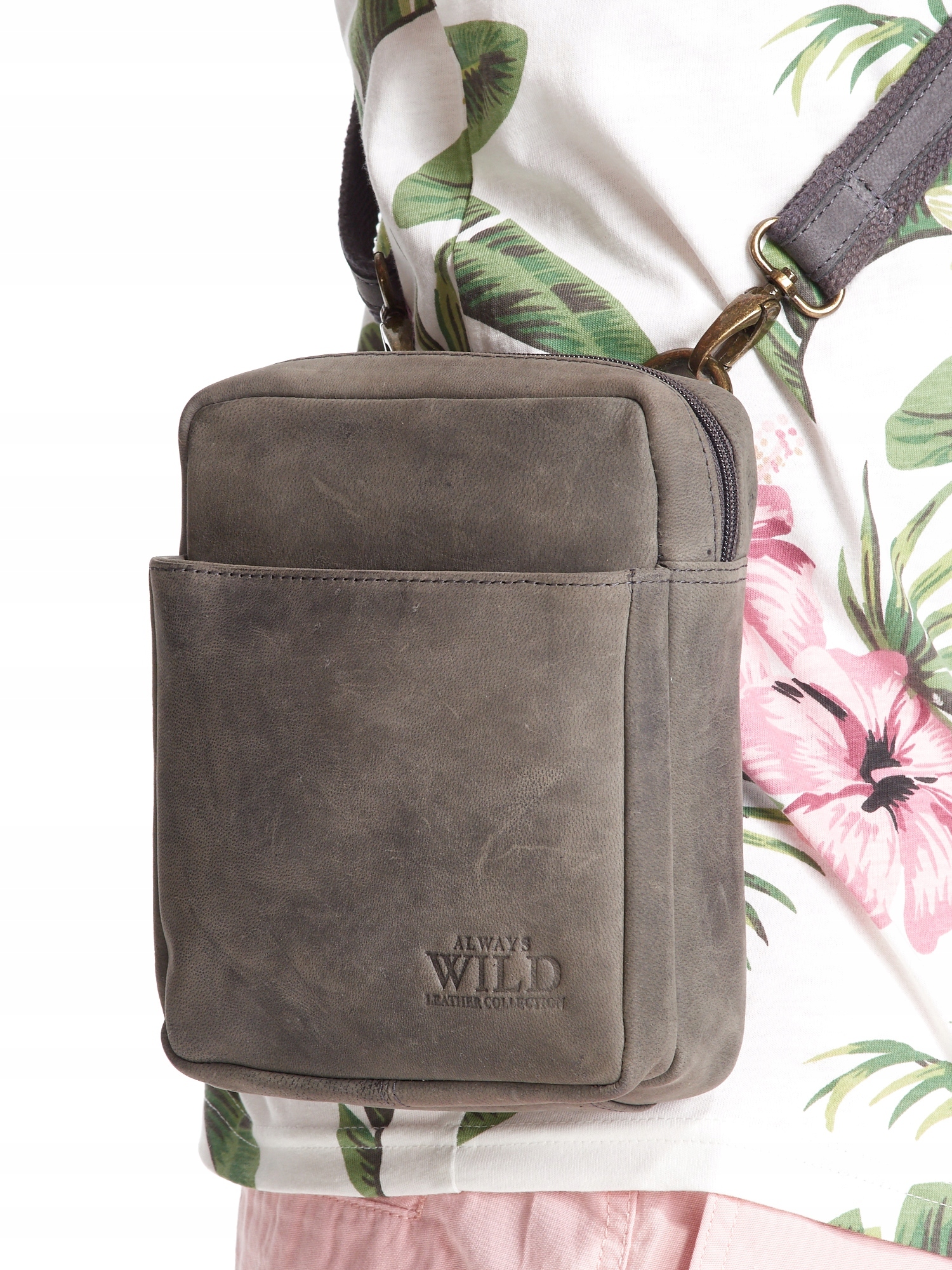 

Skórzana Saszetka Męska Torba Na Ramię Listonoszka