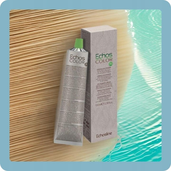 ECHOSLINE Farba do Włosów ECHOS COLOR 8.0 100% Pokrycia bez PPD 100ML Pojemność 100 ml