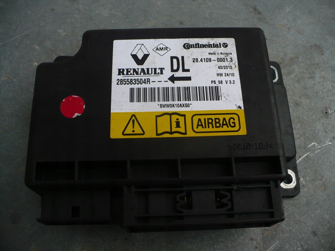 Датчик подушки Latitude AIR BAG 285583504R