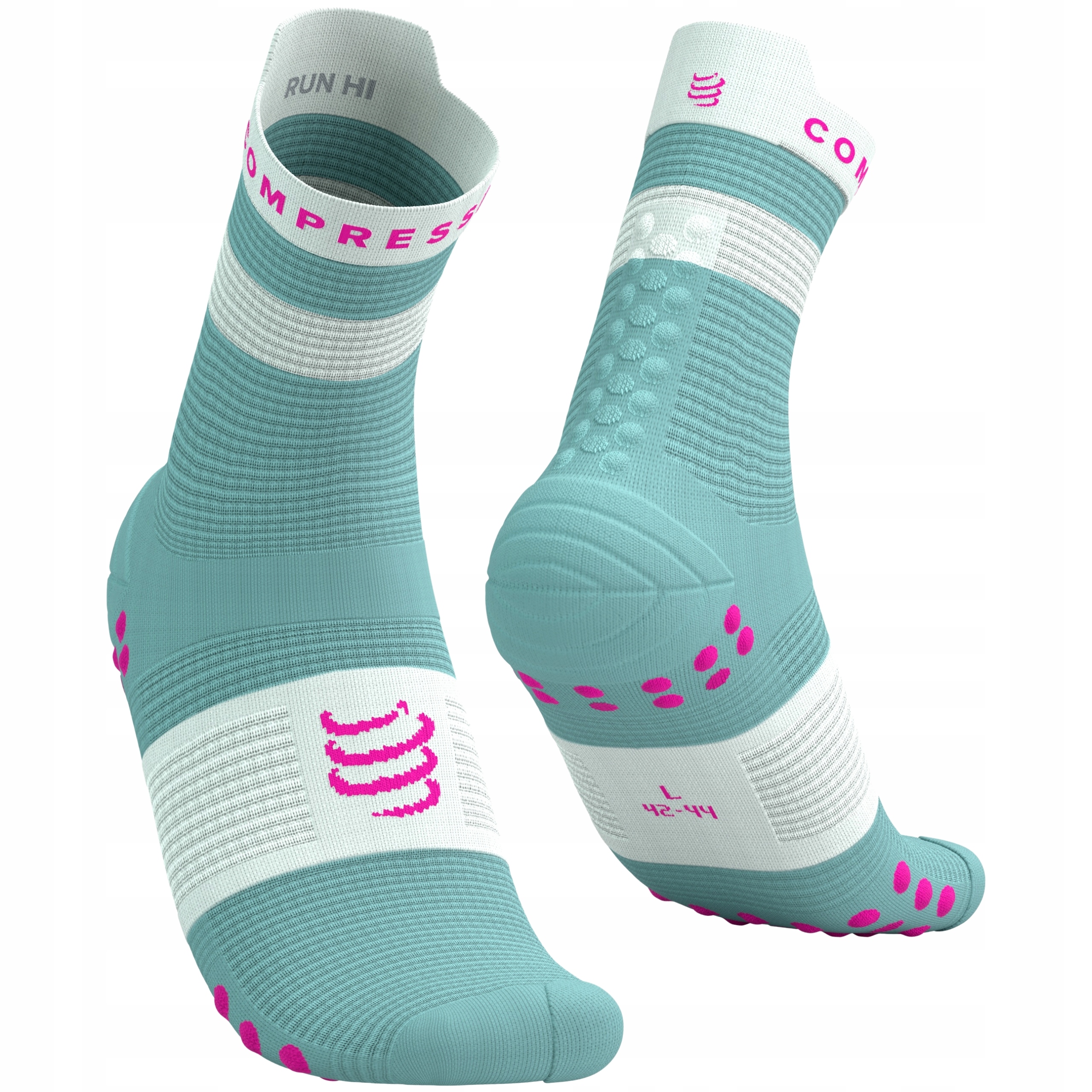 Skarpety Kompresyjne Biegowe Compressport Proracing Socks V4 Run High T3