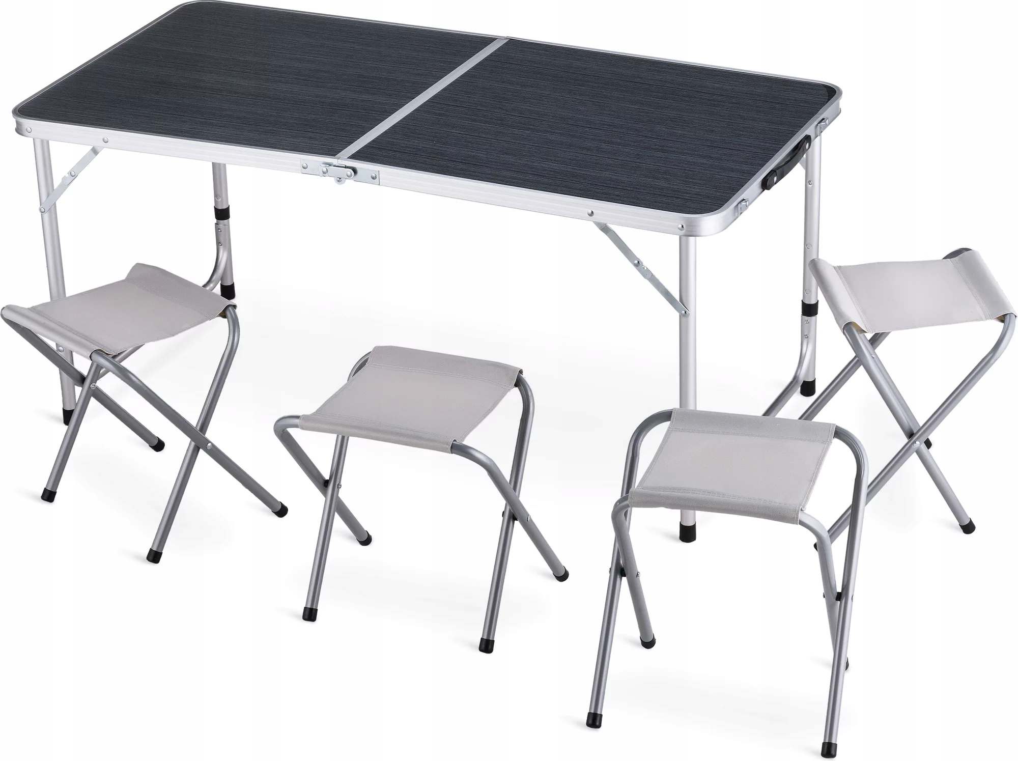 ZESTAW TURYSTYCZNY STÓŁ STOLIK SKŁADANY KEMPINGOWY 4 KRZESŁA SKŁADANE Marka Outtec