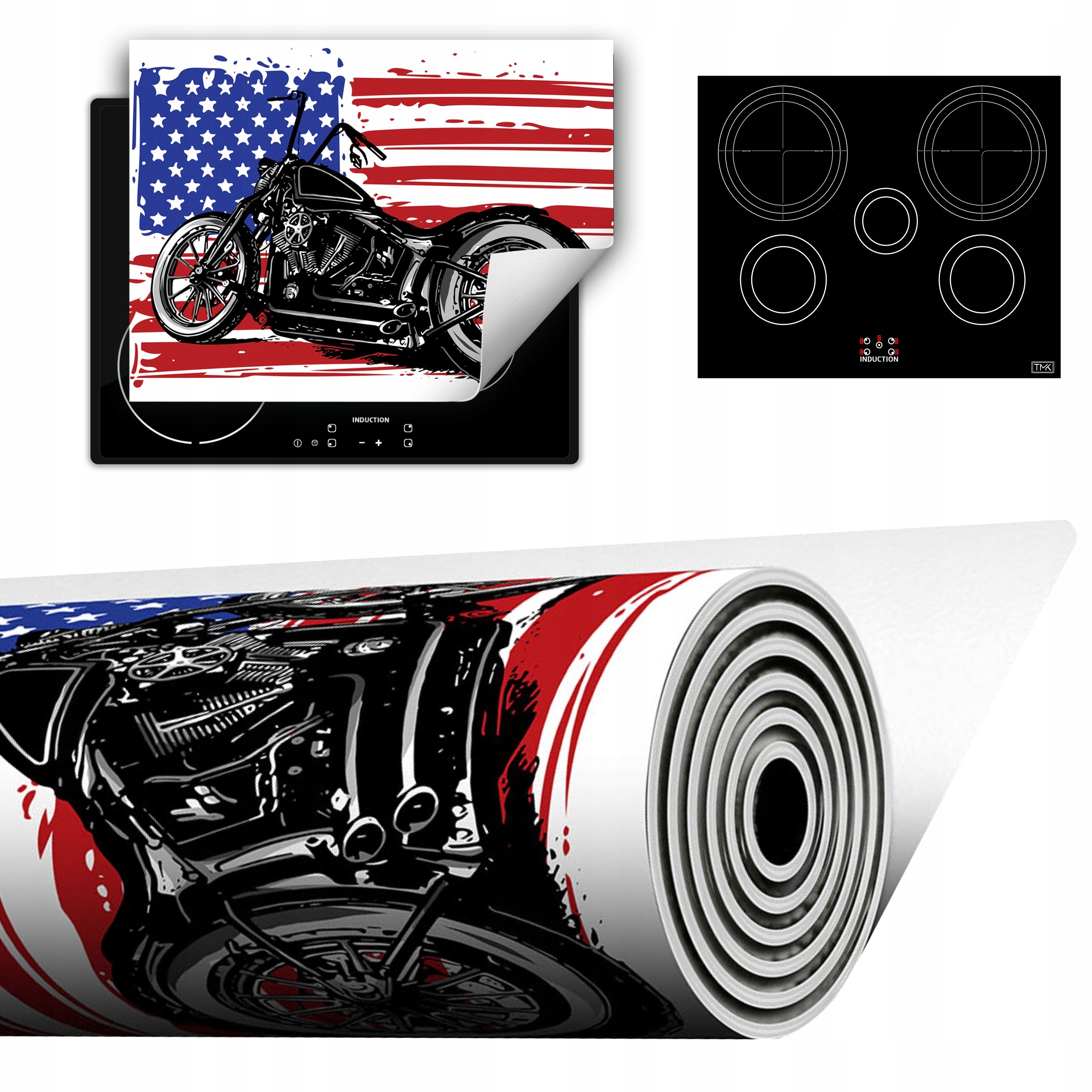 Vinylová Podložka Do Kuchyně Více Místa 70x52 Motor Harley