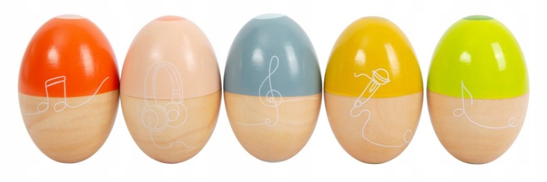 

Marakasy drewniane Jajka Instrument dla dzieci Sfd