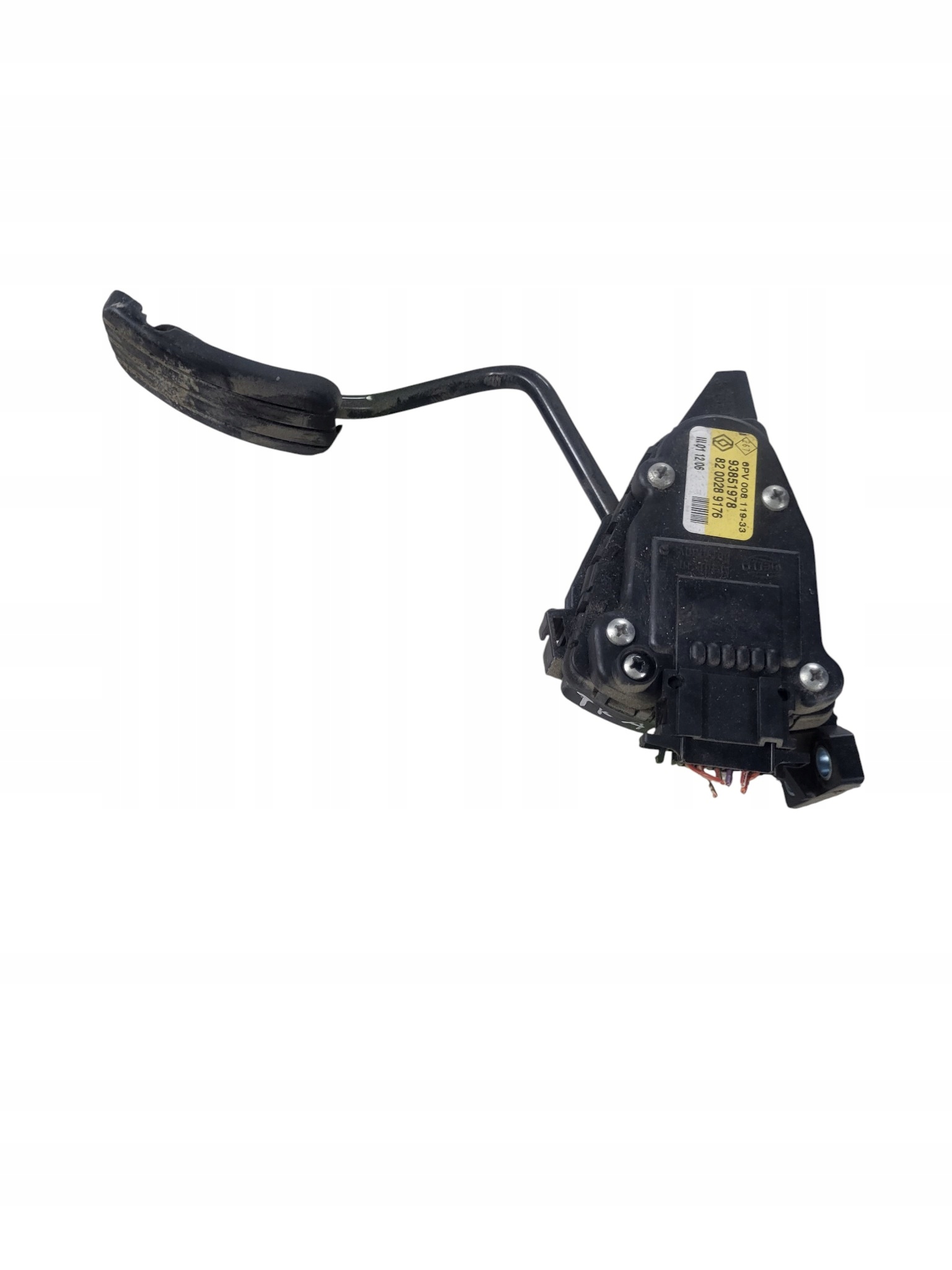 potentiometer accelerator pedal RENAULT TRAFIC II 2.5 DCI 8200289176