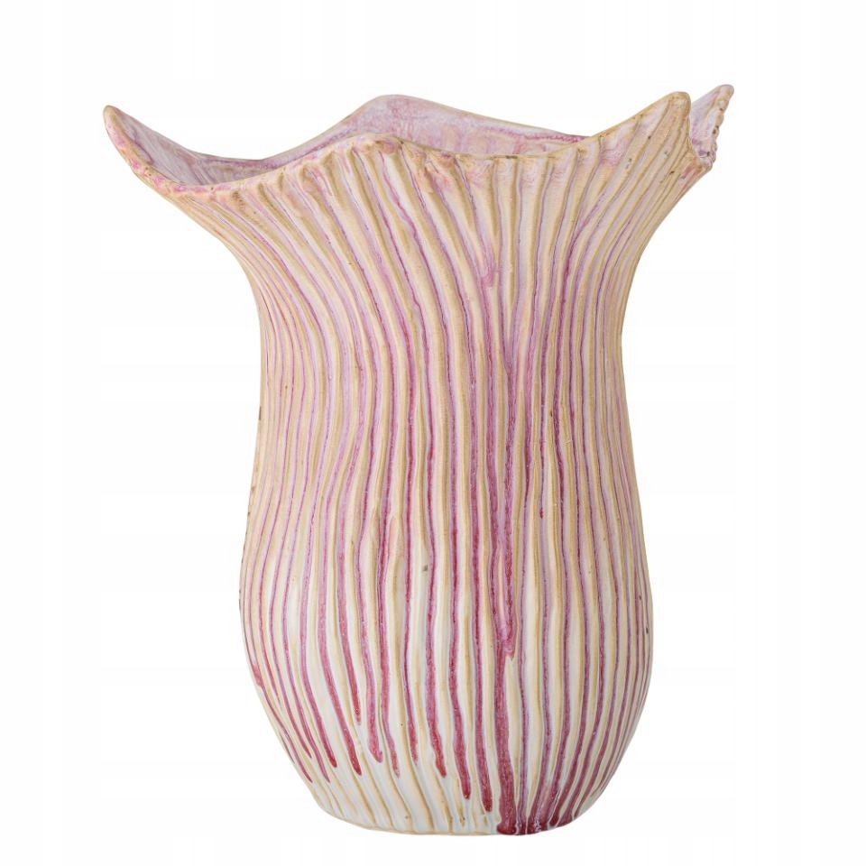 Bloomingville Floral Váza na kvety 29 cm Ružová