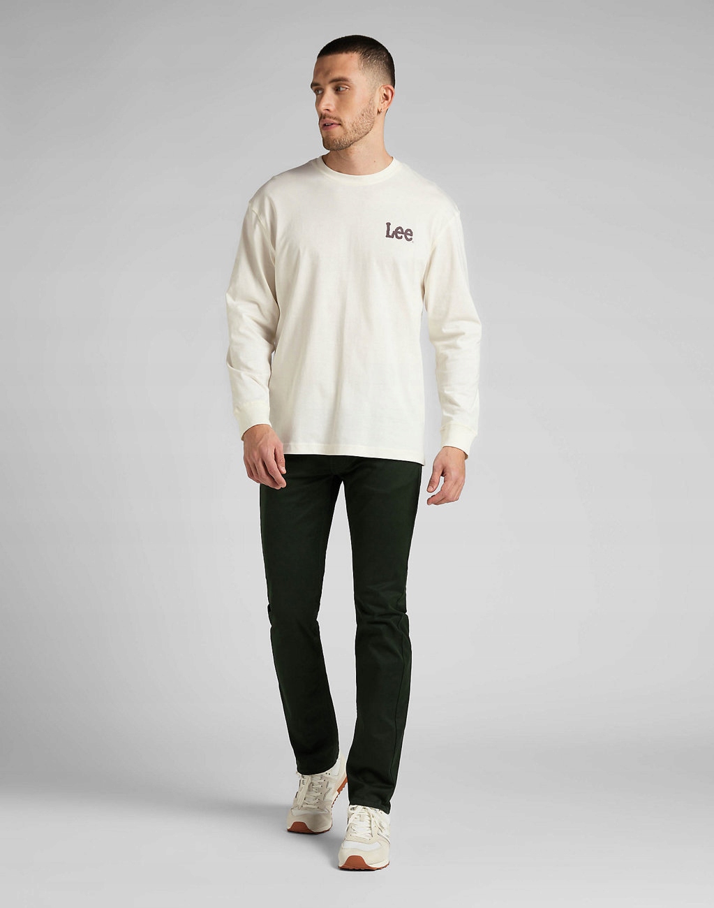 LEE LOGO MĘSKA KOSZULKA DŁUGI REKAW LONGSLEEVE Model L69AFQNQ