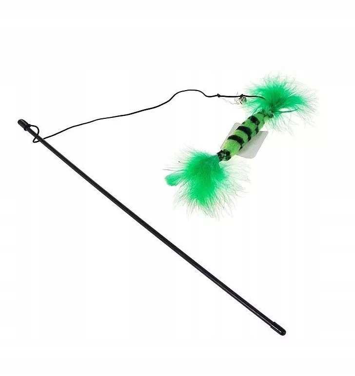 zabawka  dla kota z piórkiem  47cm — 2