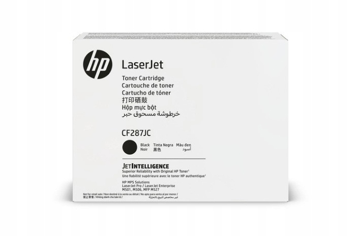 Čierny Hp LaserJet Enterprise M501 M506 M527 kompatibilný s CF287X