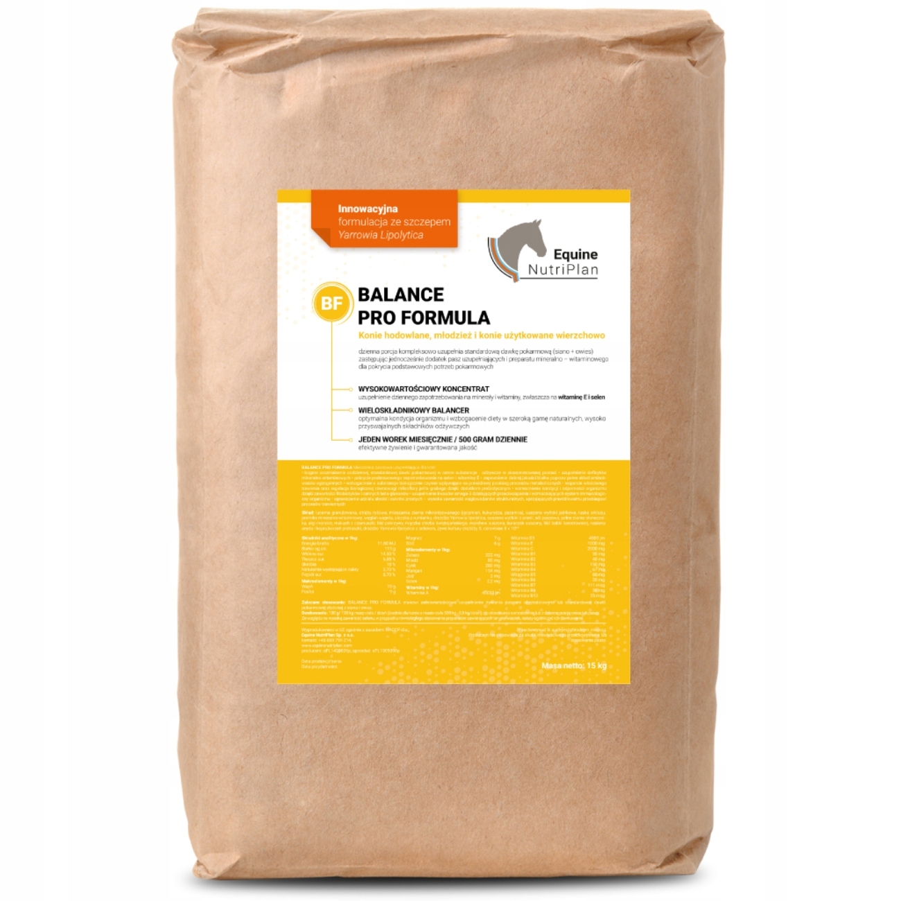 Uniwersalny Balancer dla Koni Mieszanka Koncentrat Enp Balance Pro Formula