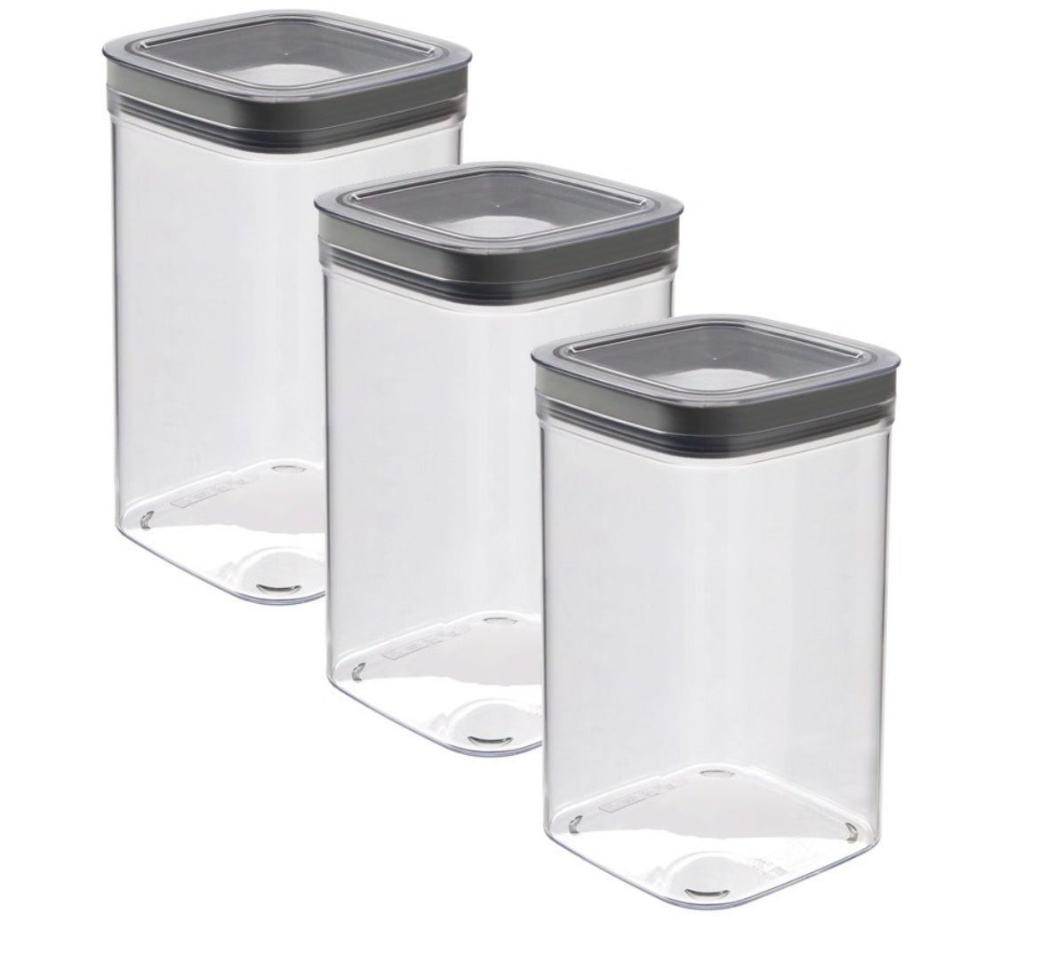 

Curver 3 Pojemniki 1,8 l Artykuły Sypkie Dry Cube