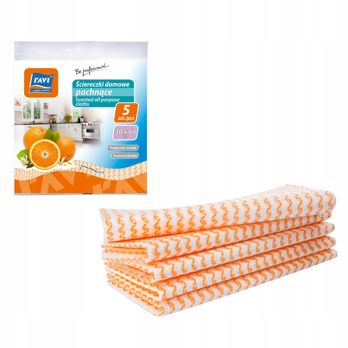 

Ściereczki domowe pachnące kpl. 5szt 30x60cm Ravi
