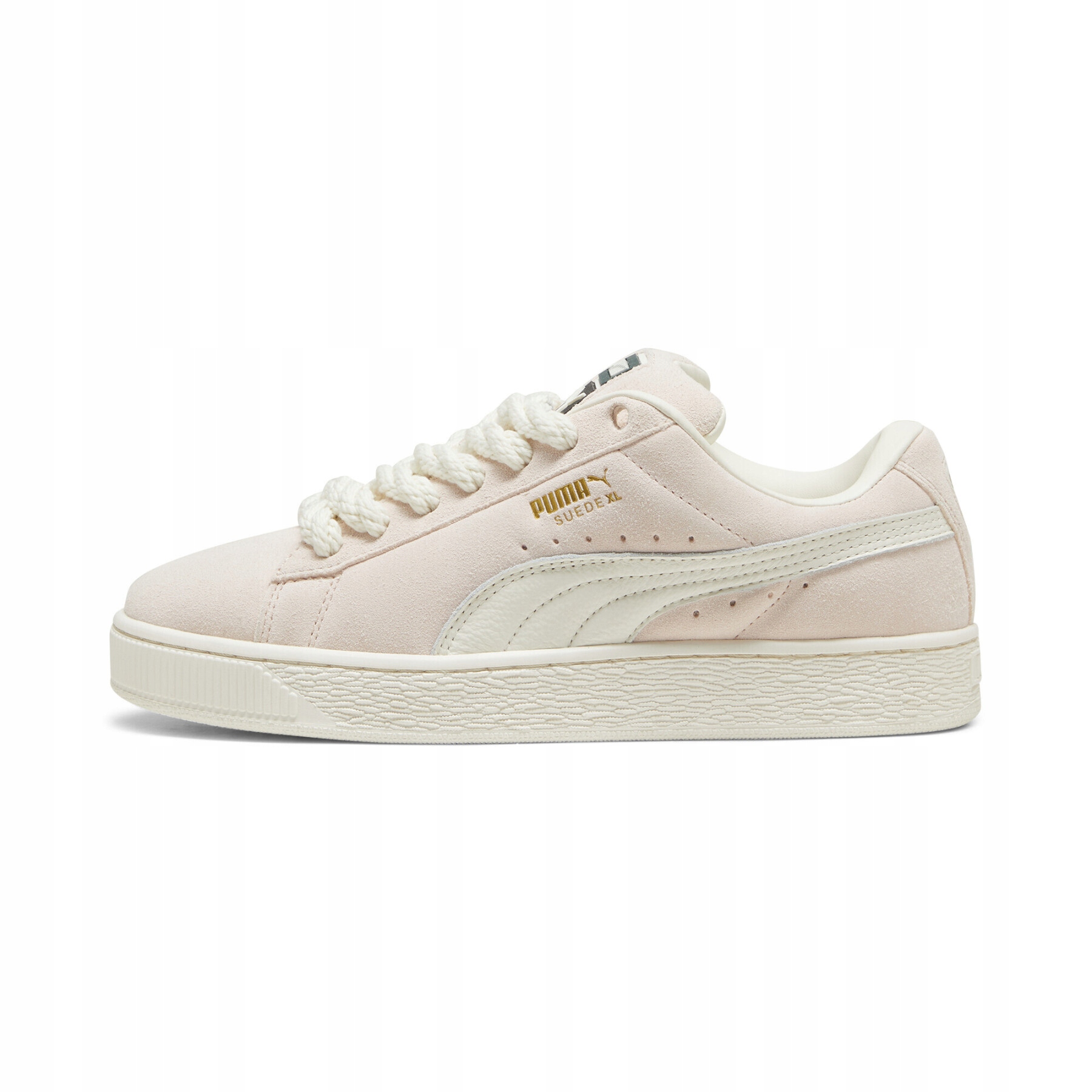 Dámské Boty Puma Suede XL Rope 39870802, Kožené Tenisky Pudrová Růžová