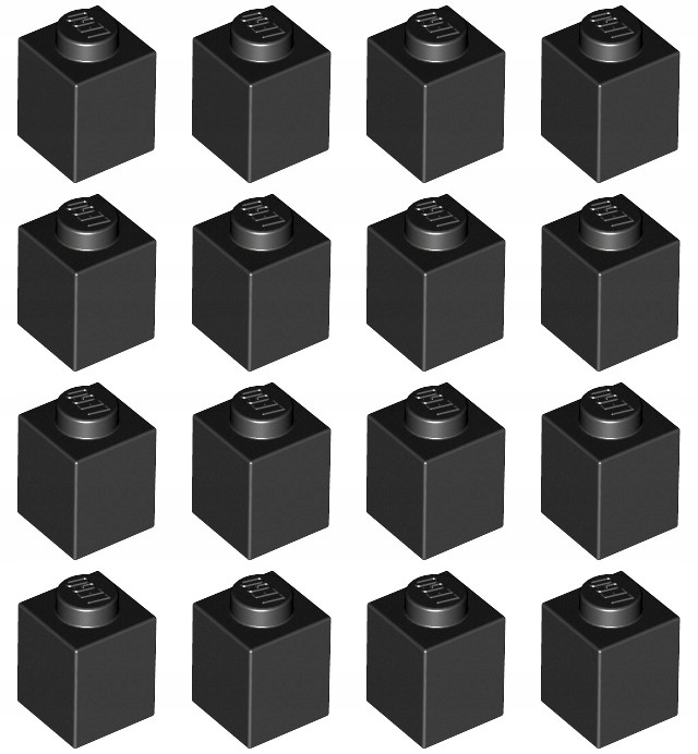 

Lego 3005 Klocek 1x1 czarny (9g) 16 szt.