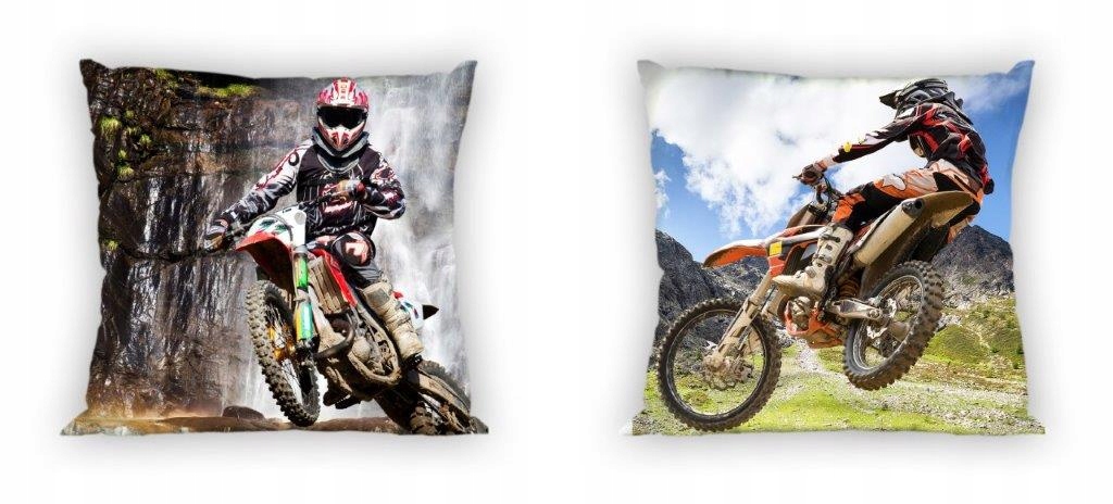 

Poszewka Dwustronna Bawełniana 40x40 Cross Motor