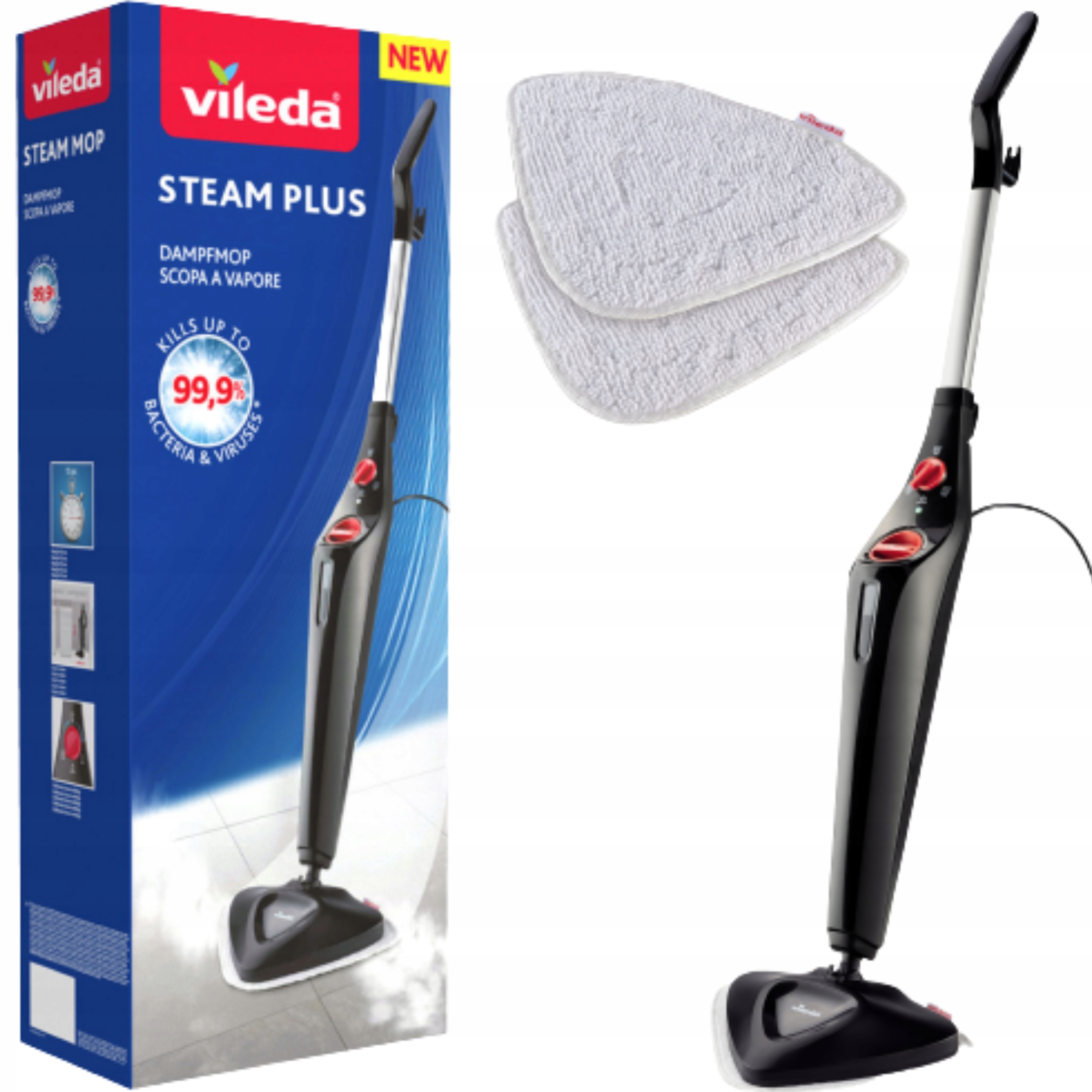 Mop parowy Vileda Steam Plus