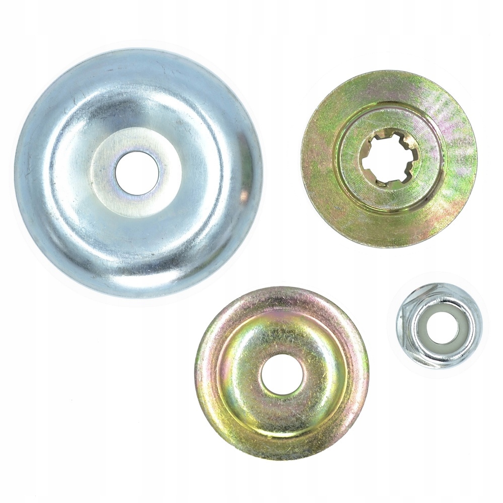 PIERŚCIENIE PODKŁADKI NAC Z PIASTĄ DO MOCOWANIA TARCZY KOSY ZESTAW DO KOS Marka NAC