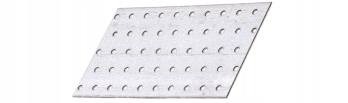 PP12 PŁYTKA PERFOROWANA ŁĄCZNIK CIESIELSKI 100x200x2 1szt PŁASKOWNIK DOMAX Długość 20 cm