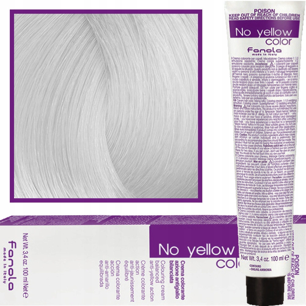 

Fanola farba do włosów No Yellow T.21 Toner