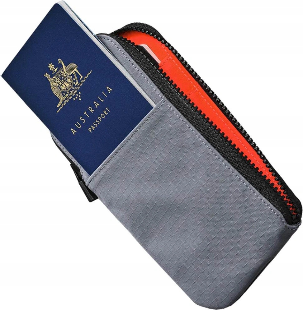 Cestovní peněženka Alpaka Travel Wallet Axoflux šedá