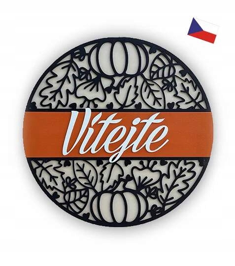 Jh WoodArt dřevěná cedule C Vítejte 38 cm