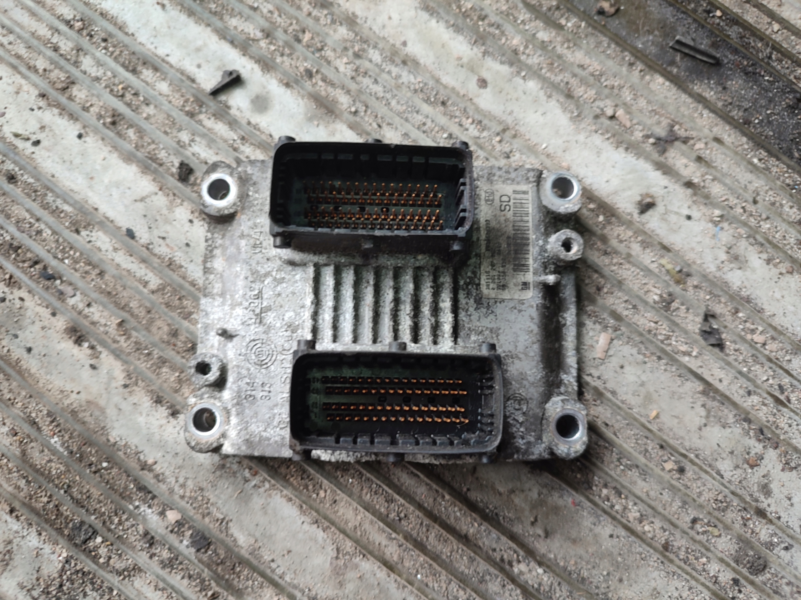 WYLOGOWANY control unit OPEL CORSA C 55350552