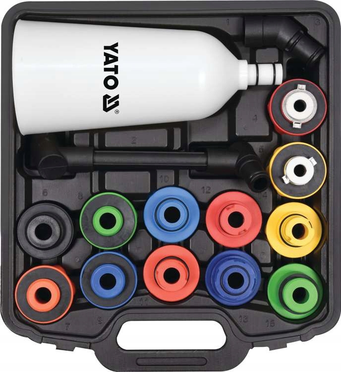 YATO МАСЛЯНА ВОРОНКА З АДАПТЕРАМИ ЄМНІСТЬ 2Л YATO