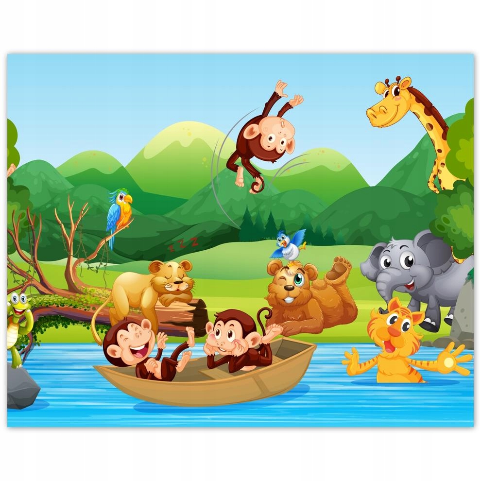 

Plakat 50x40 Dżungla Wzór dla dzieci