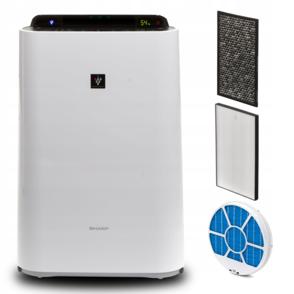 Oczyszczacz powietrza Sharp KCD40EUW + nawilżacz