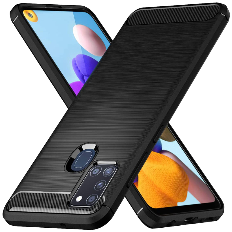 

Etui Karbon Case do Samsung Galaxy A21S Szkło