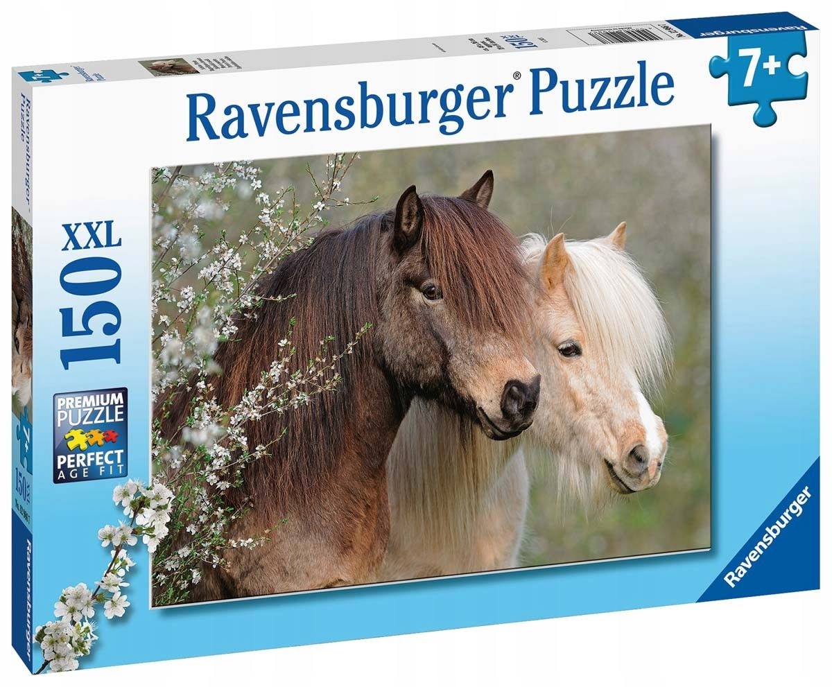 Ravensburger Puzzle 2D Konie 150 elementów 12986 Kod producenta 12986