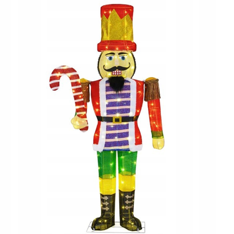 Vianočná figúrka dedka na orechy CM25126DE, 170 cm