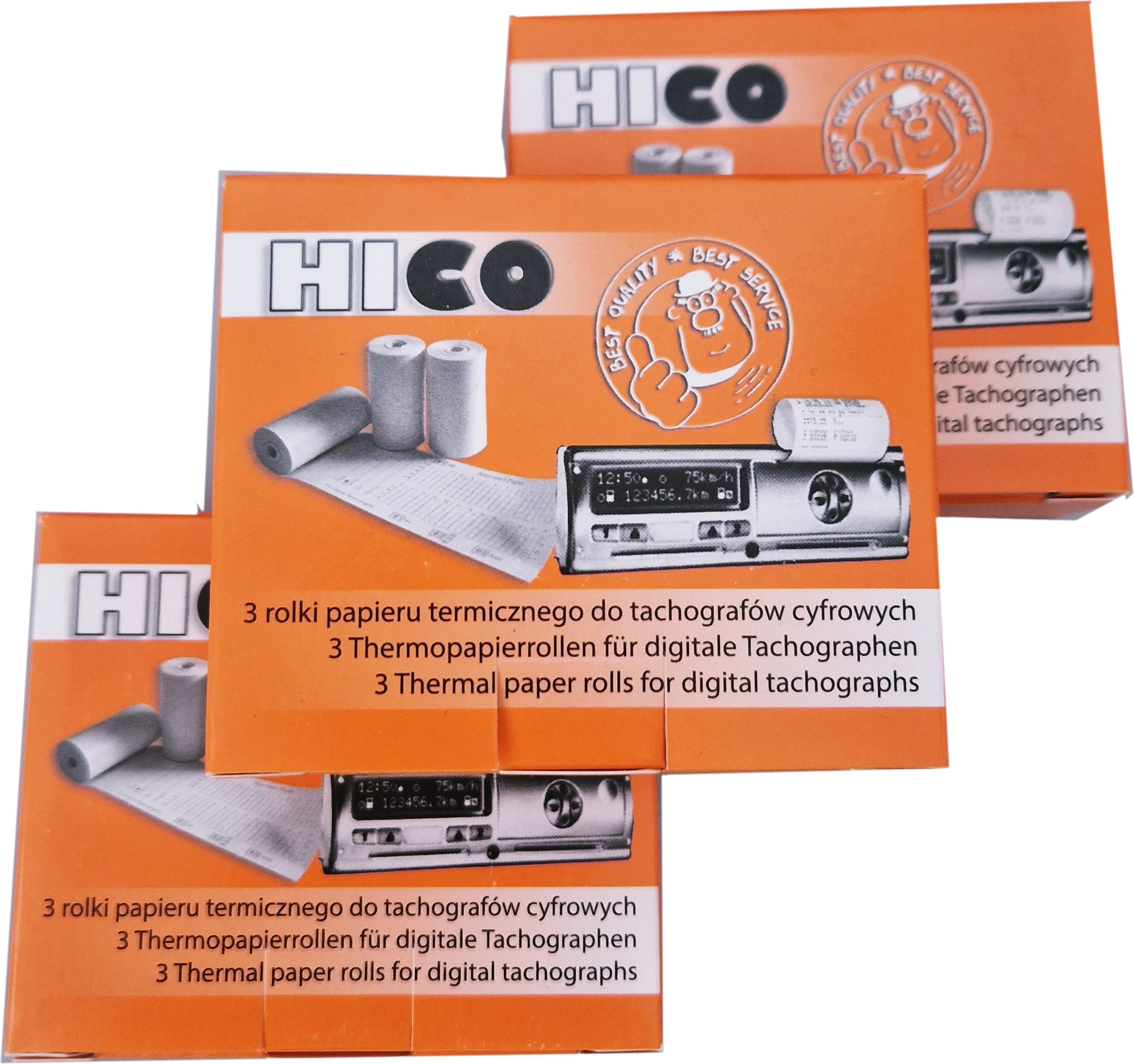 Papier termiczny do tachografu HICO rolka tacho CMR EAN (GTIN) 5907702311029