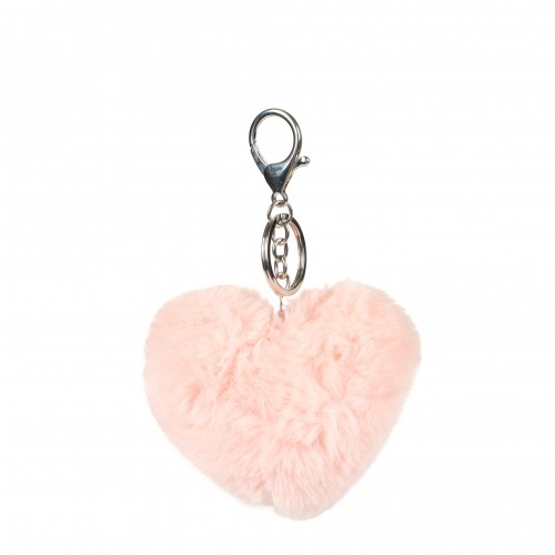 

Pompon Ozdobny Pudrowy Róż Serce Torebka Shopperka