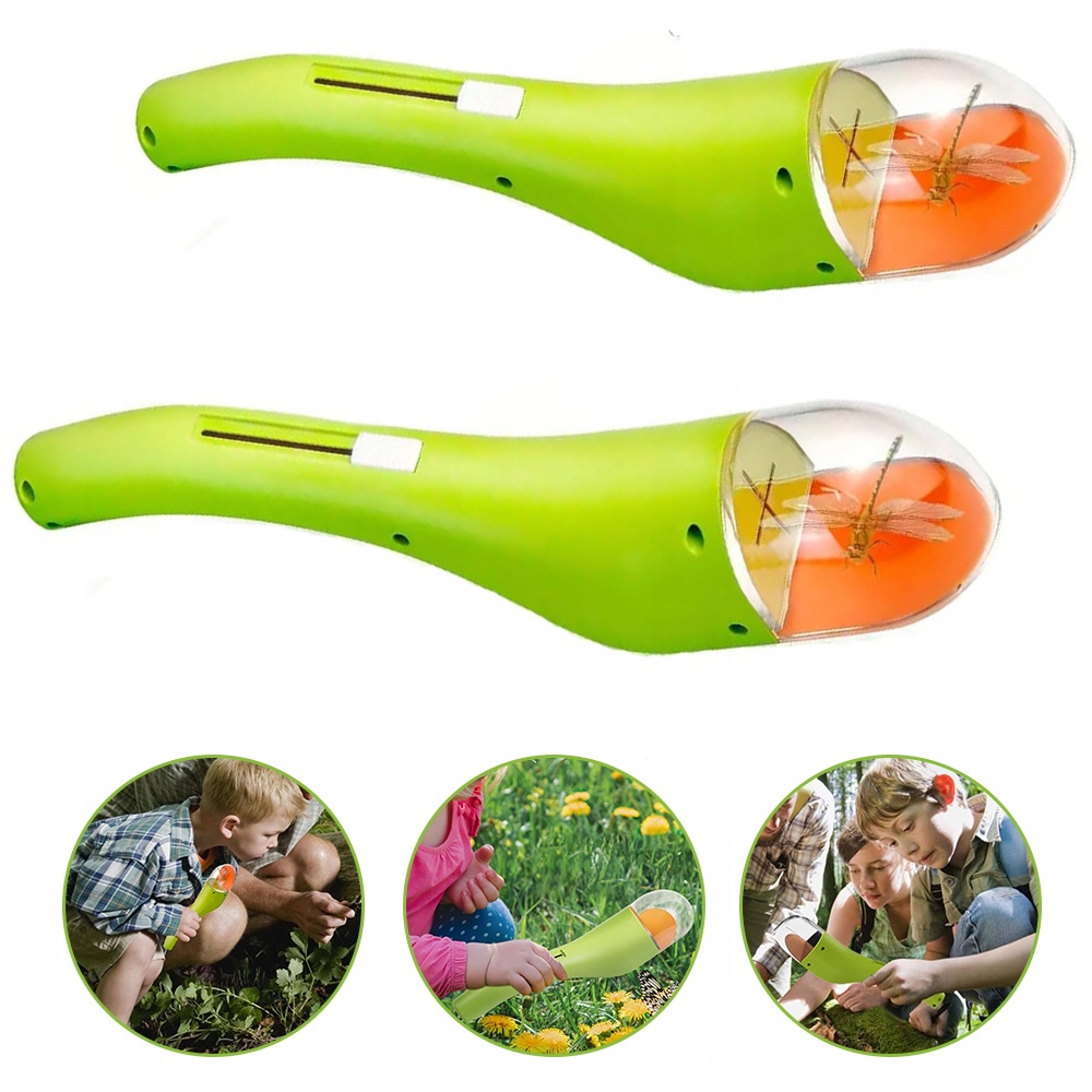 Levně Lapač Hmyzu A Pavouků Pro Děti Zelený Pozorovatel Přírody Pohodlný